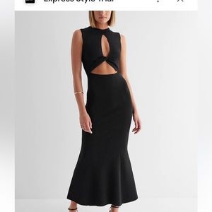 Express black reversible dress